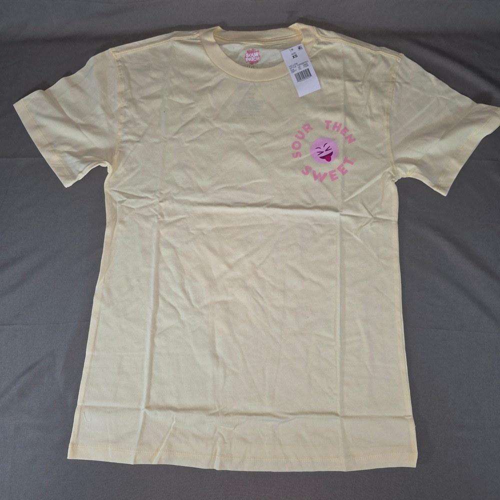 Sour Patch Kids Fruit Riot Graphic T-Shirt Yellow XS T005297001